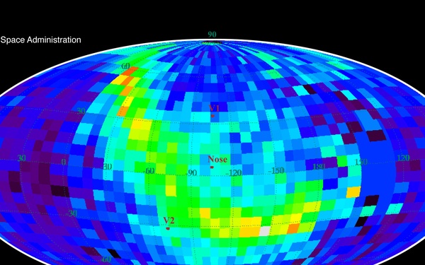 IBEX Heliosphere Map - 1.3 to 2.4 keV