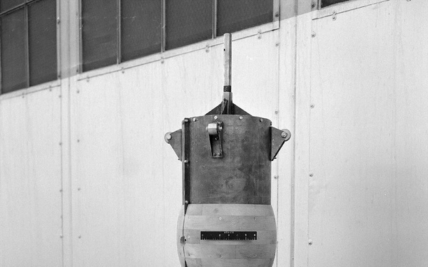 16 INCH RAM JET AND COMPONENT PARTS LOCATED IN THE HANGAR