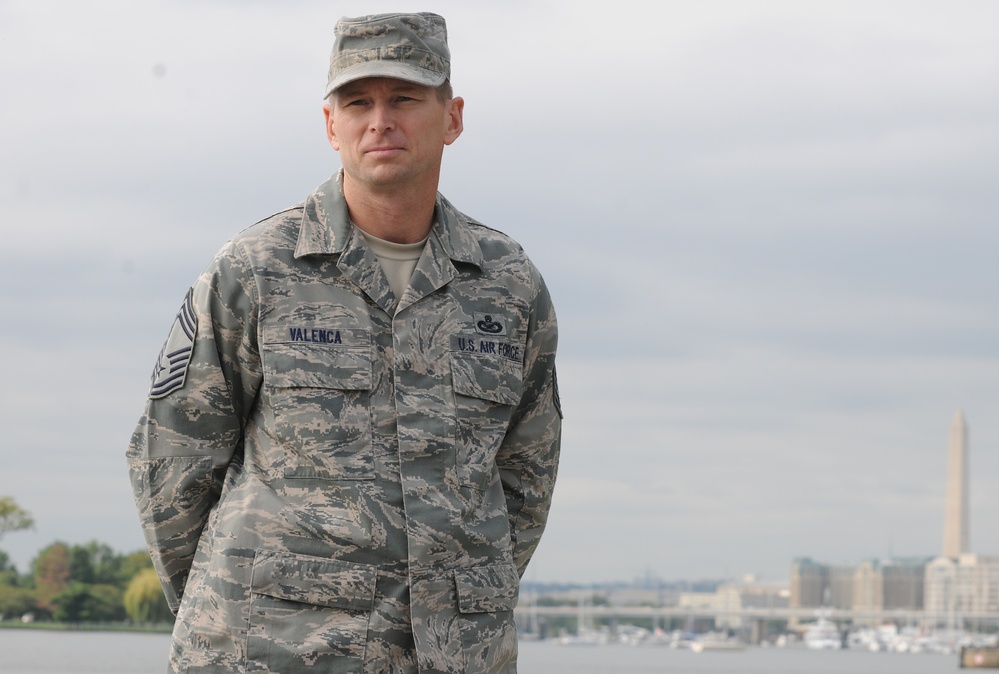 Chief Master Sgt. Valenca joins Joint Task Force - National Capital Region