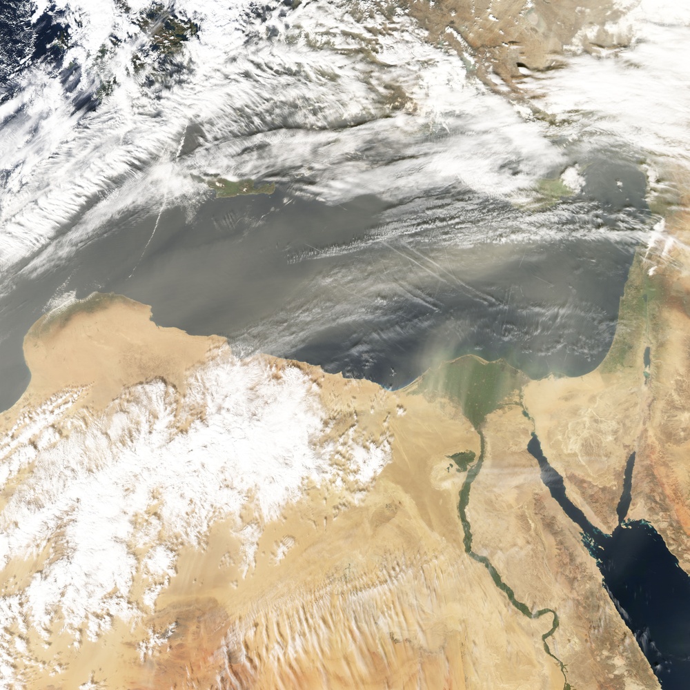 DVIDS - Images - Dust storms out of Egypt: Natural Hazards