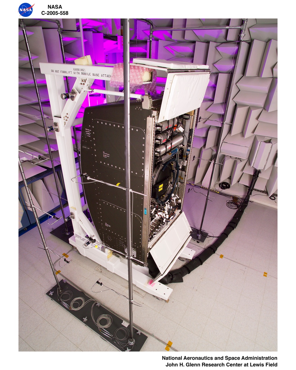 Fluids and Combustion Facility (FCF) Combustion Integrated Rack (CIR) in the Accoustic Testing Laboratory (ATL)