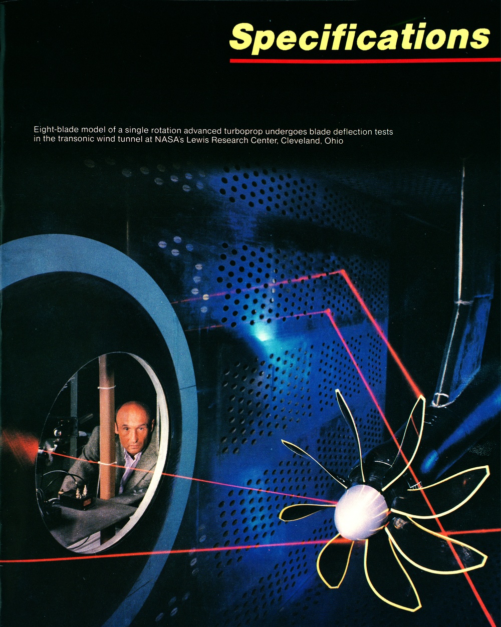 COLOR PHOTO ADVANCE TURBOPROP USED IN AVIATION WEEK 3-10-86