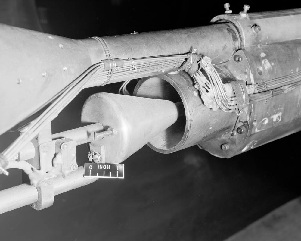 TEST 66 INLET MODEL IN THE 8X6 FOOT WIND TUNNEL TEST SECTION