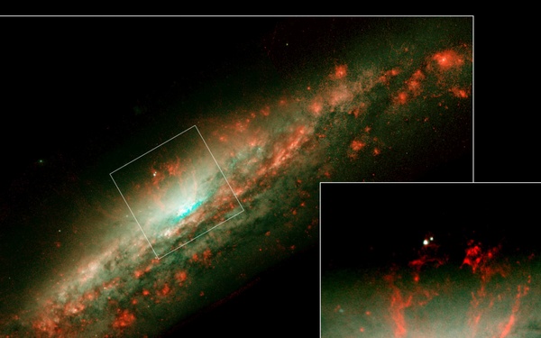 HST image of Galaxy NGC 3079