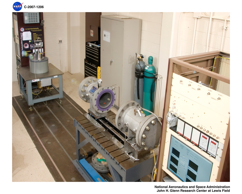 Oil-Free High-Temperature, Low-Speed Thrust Bearing Test Rig and High-Pressure Journal Bearing Test Rig