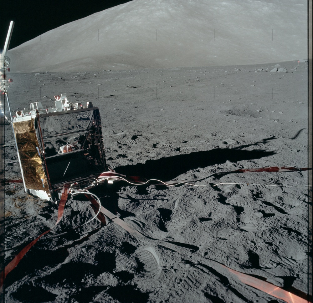 Apollo 17, ALSEP Central Station during EVA 1