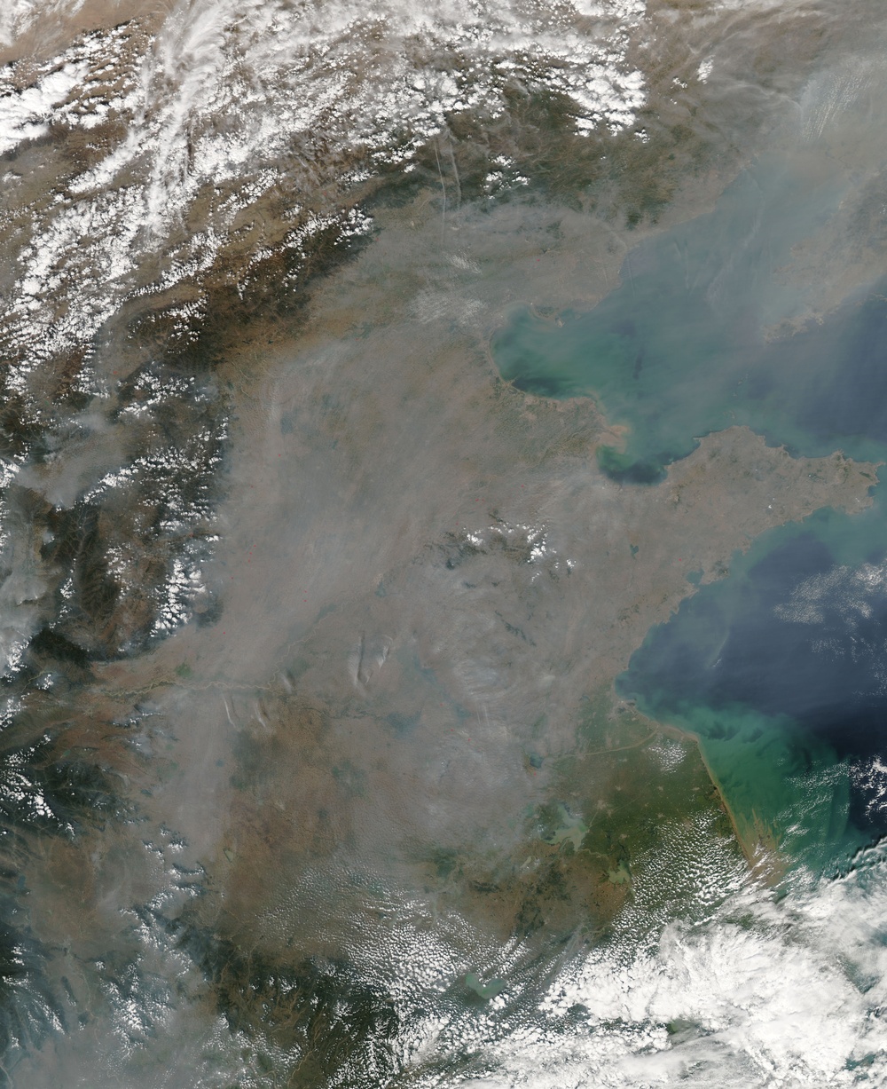 Haze over Eastern China: Natural Hazards