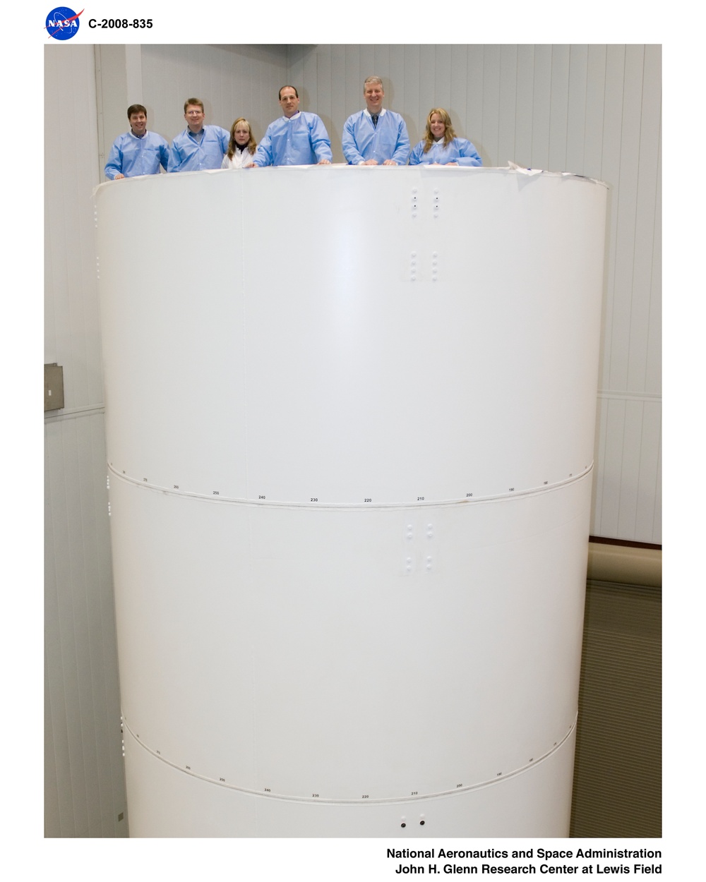 Constellation program office tour of Ares 1-X fabrication facility and segment Super Stack