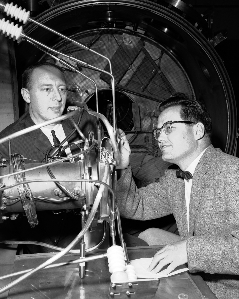 HOWARD CHILDS AND EUGENE DANGLE AT ION RIG