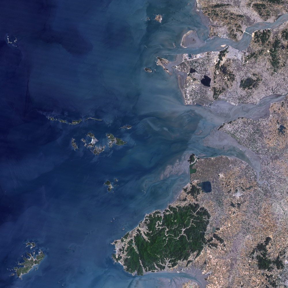 Changes to the Saemangeum Estuary, South Korea: Image of the Day