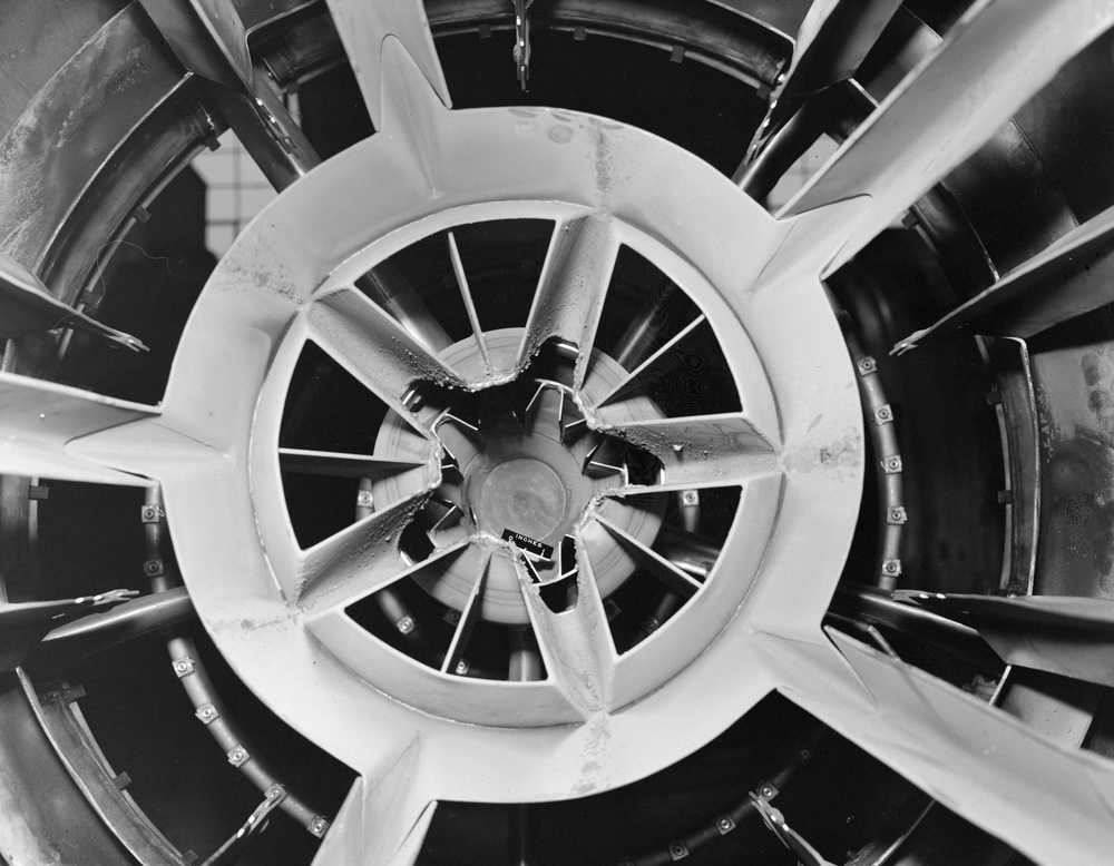 48 INCH RAM JET ENGINE BEFORE INSTALLATION IN NO. 2 TANK OF THE PROPULSION SYSTEMS LABORATORY PSL