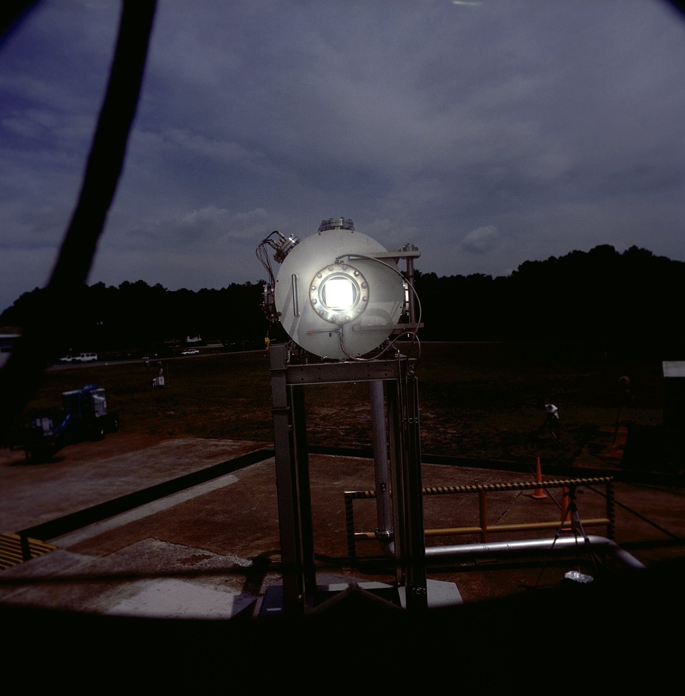 Focal Point Inside the Vacuum Chamber for Solar Thermal Propulsion