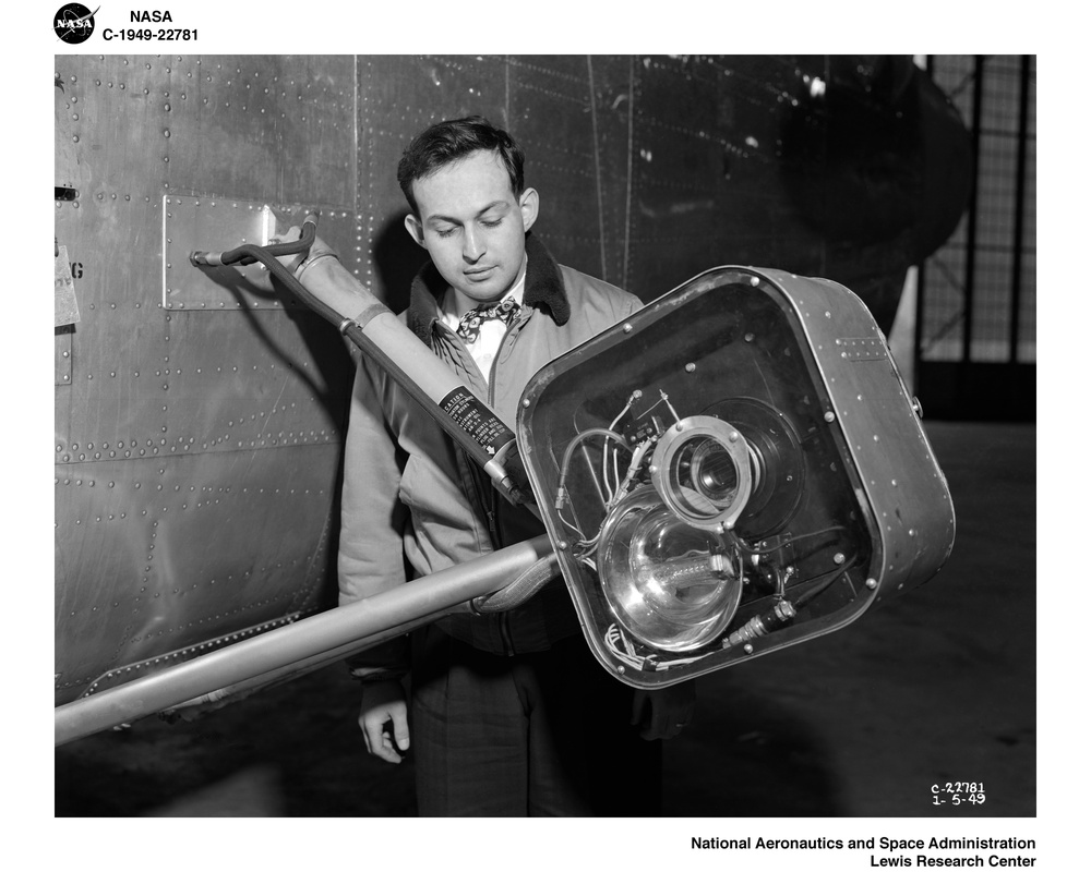 CAMERA ON A B-26 AIRPLANE