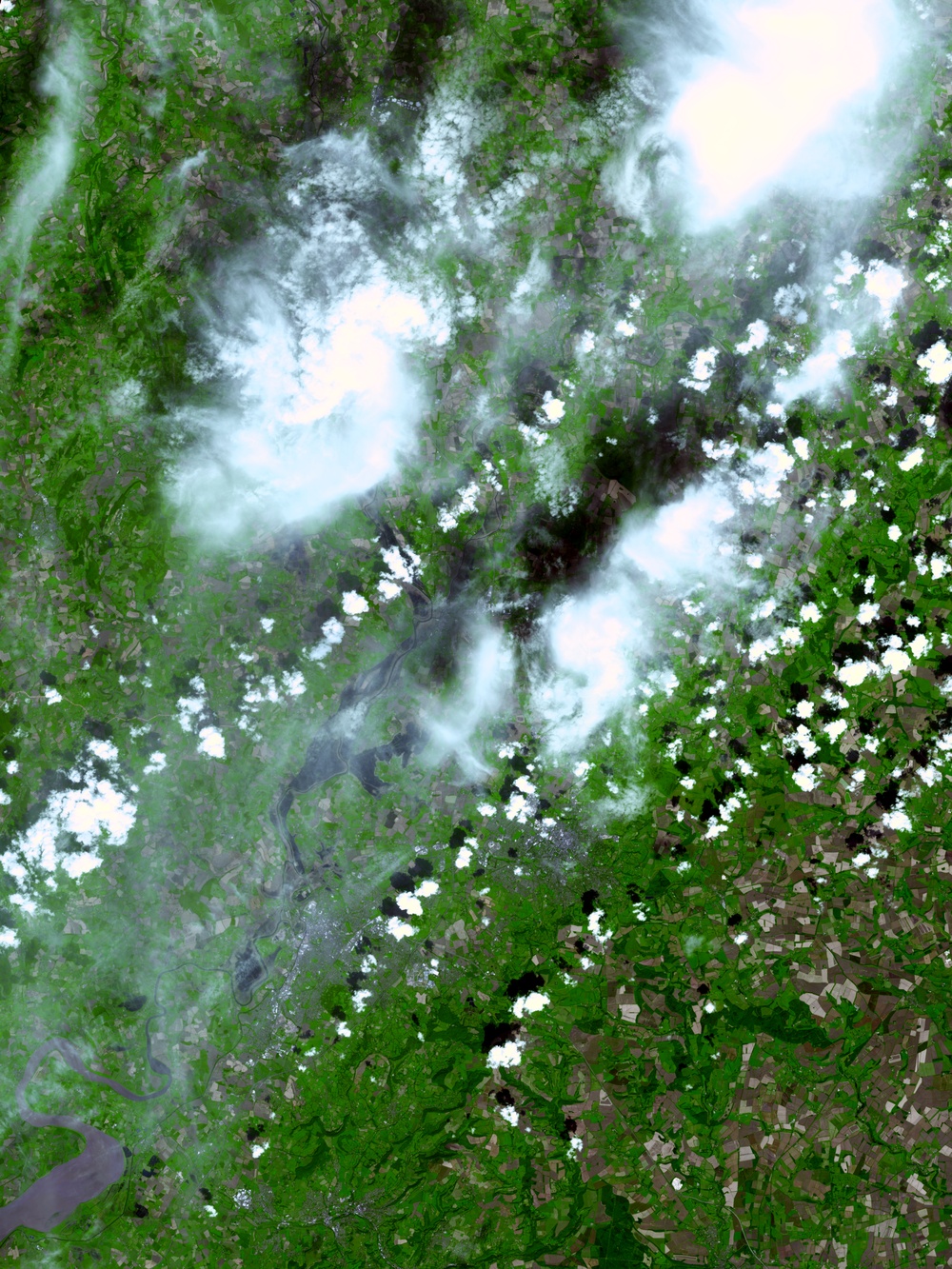 Flooding near Gloucester, England: Image of the Day