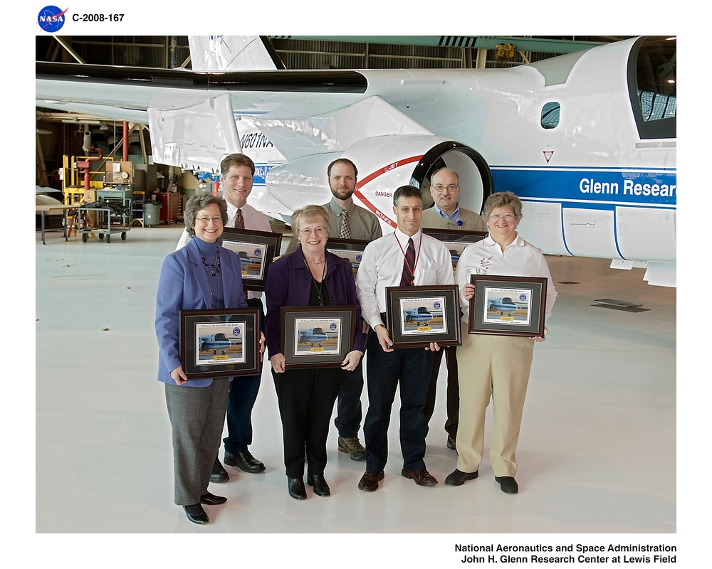 Roll out ceremony of NASA Glenn's newest research aircraft, the S-3B Viking