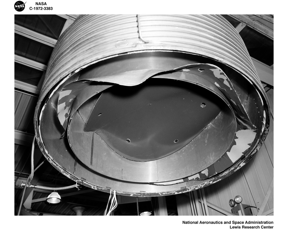 CALORIMETER AT THE ROCKET ENGINE TEST FACILITY RETF