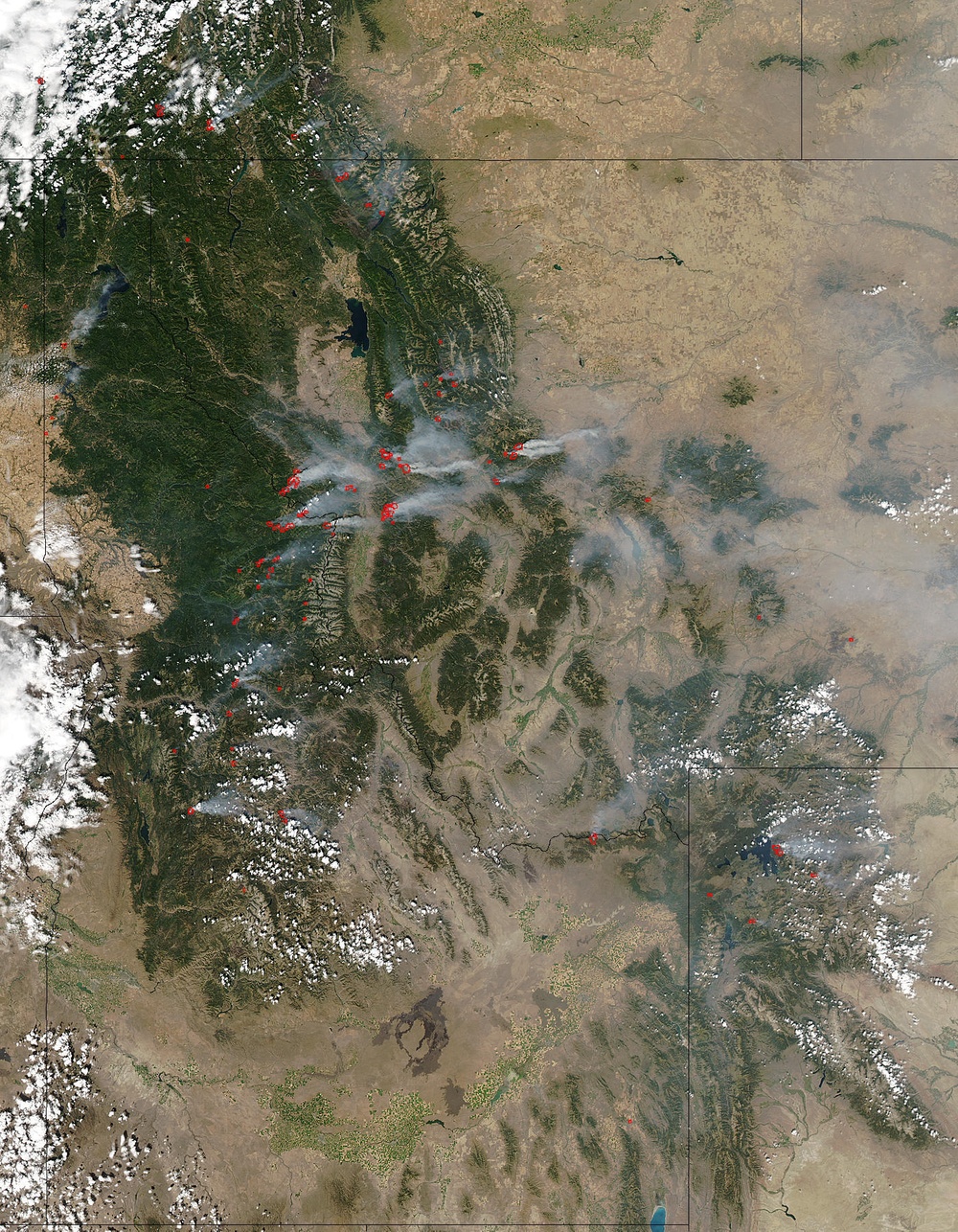 Fires in the Northern Rockies: Natural Hazards