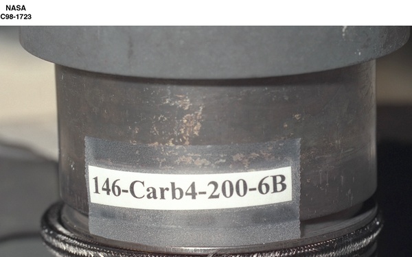 CONDITION OF ROPE SEAL AFTER A FLOW TEST AND HOT SCRUBBING SEAL ID 146 CARB4 200 6