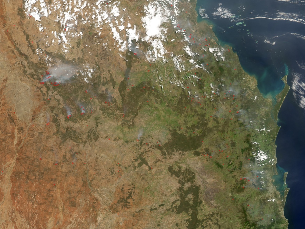 Fires in Queensland, Australia: Natural Hazards