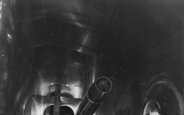 16 INCH RAM JET IN TEST SECTION OF THE 8X6 FOOT WIND TUNNEL