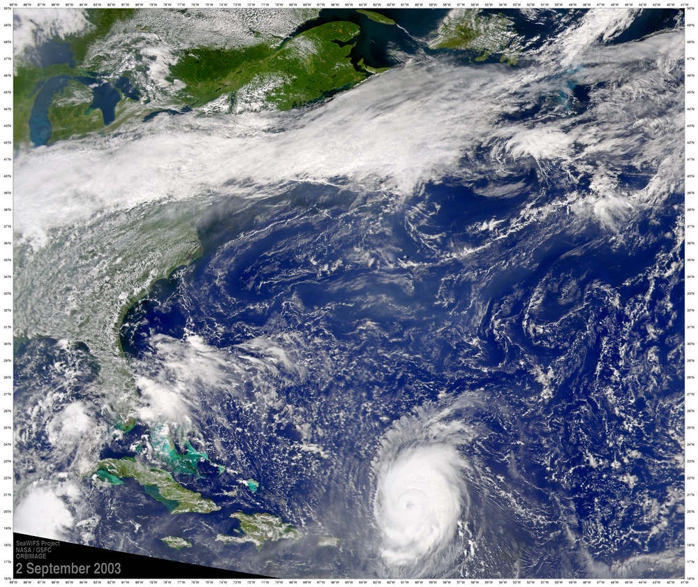 Hurricane Fabian: Image of the Day