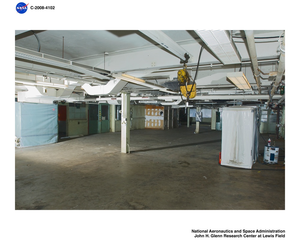 Propulsion Systems Lab 1-2 Survey:  Interior of Shop Building