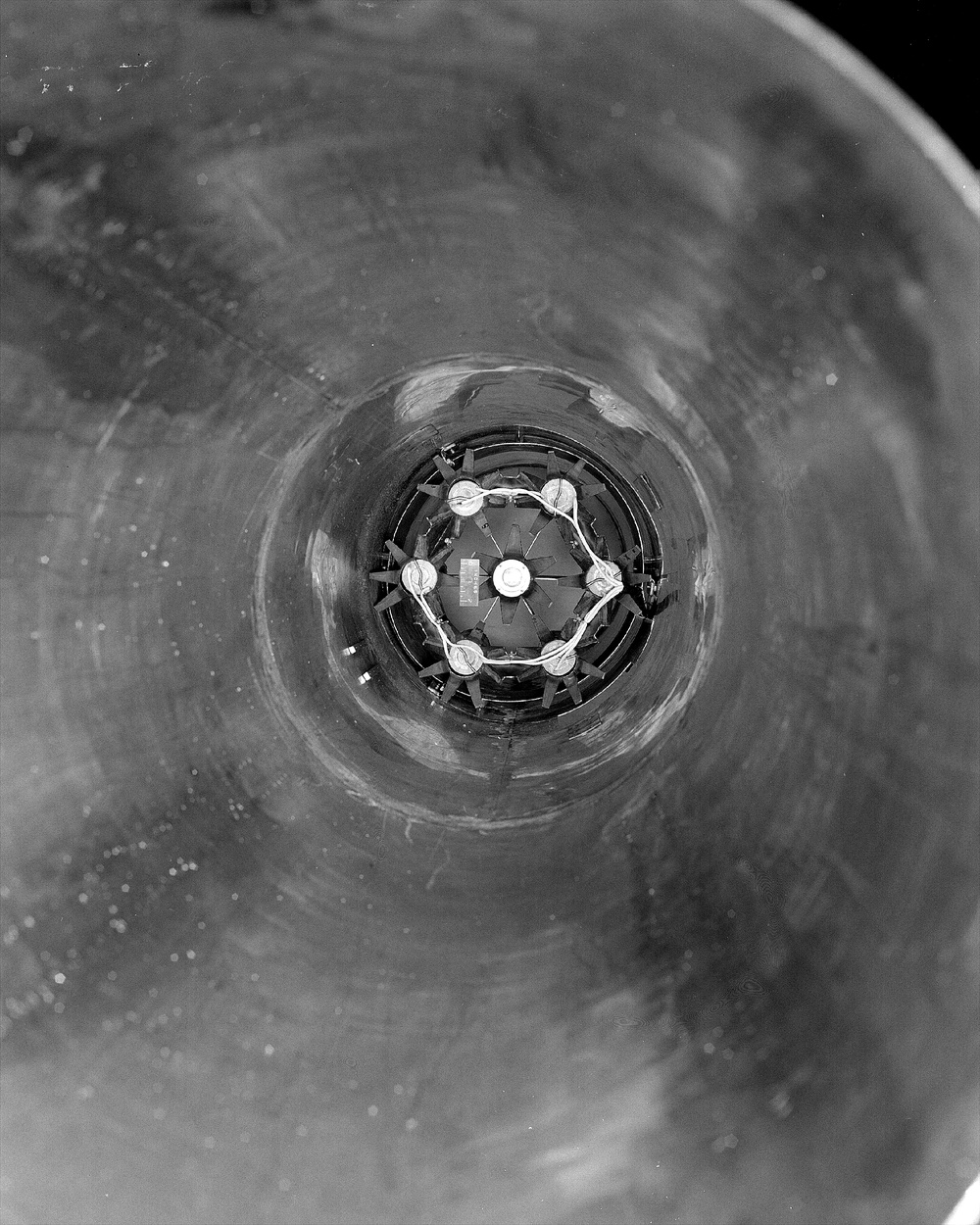 16 INCH RAM JET AND COMPONENT PARTS LOCATED IN THE HANGAR