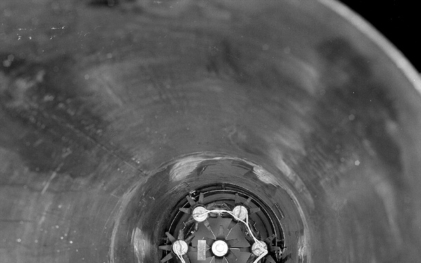 16 INCH RAM JET AND COMPONENT PARTS LOCATED IN THE HANGAR