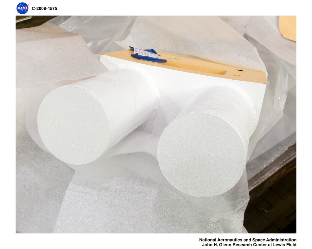 Detail photos of Ares I-X protuberances