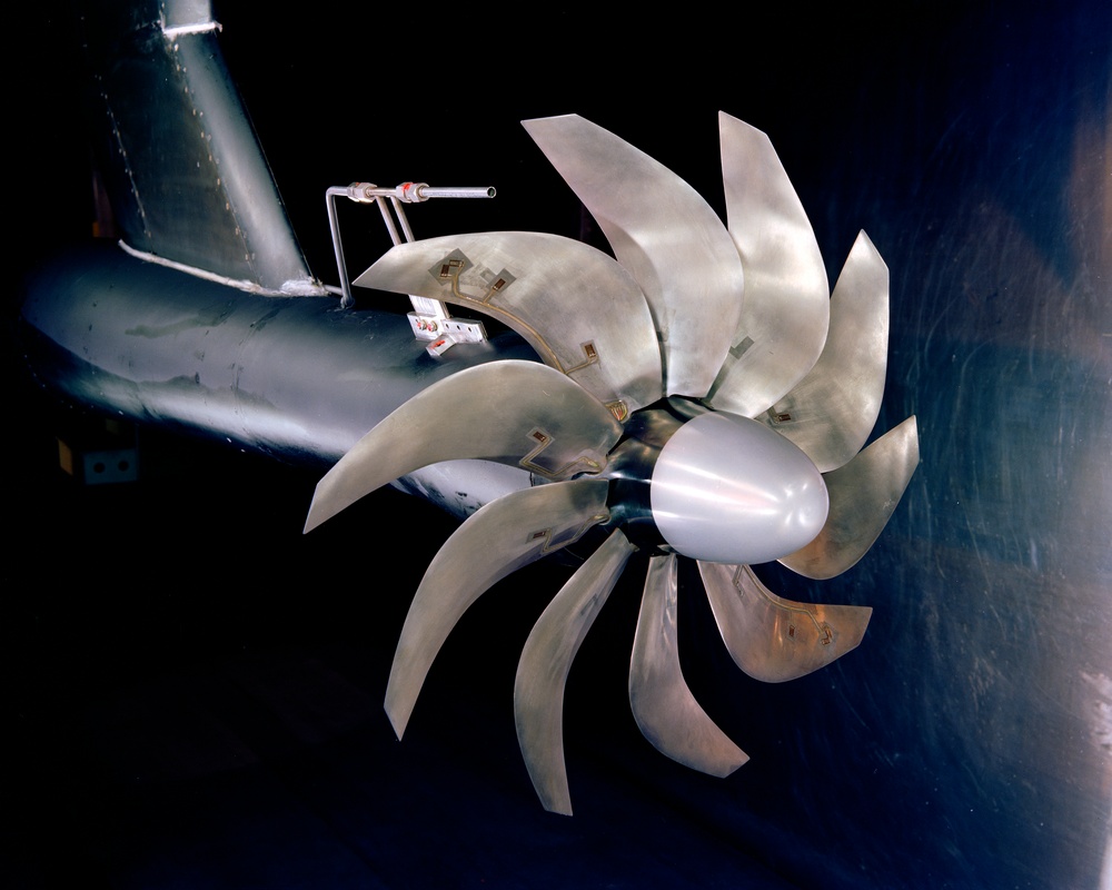 MODEL IN 10X10 FOOT SUPERSONIC WIND TUNNEL SWT &amp; EQUIPMENT ABOVE TUNNEL