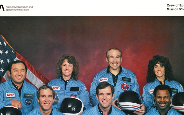 CREW OF SPACE SHUTTLE ( CHALLENGER ) MISSION 51-L