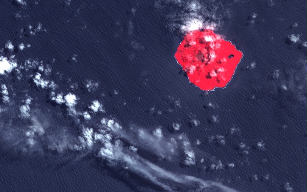 New Island and Pumice Raft, Tonga: Natural Hazards
