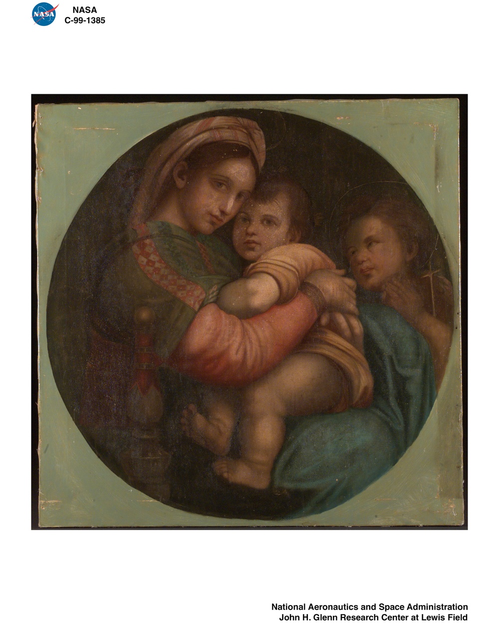 ATOMIC OXYGEN CLEANED PAINTINGS FROM SAINT ALBON CHURCH