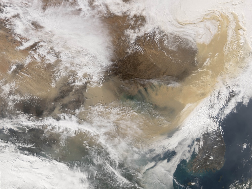 Dust Storm over Eastern China: Image of the Day
