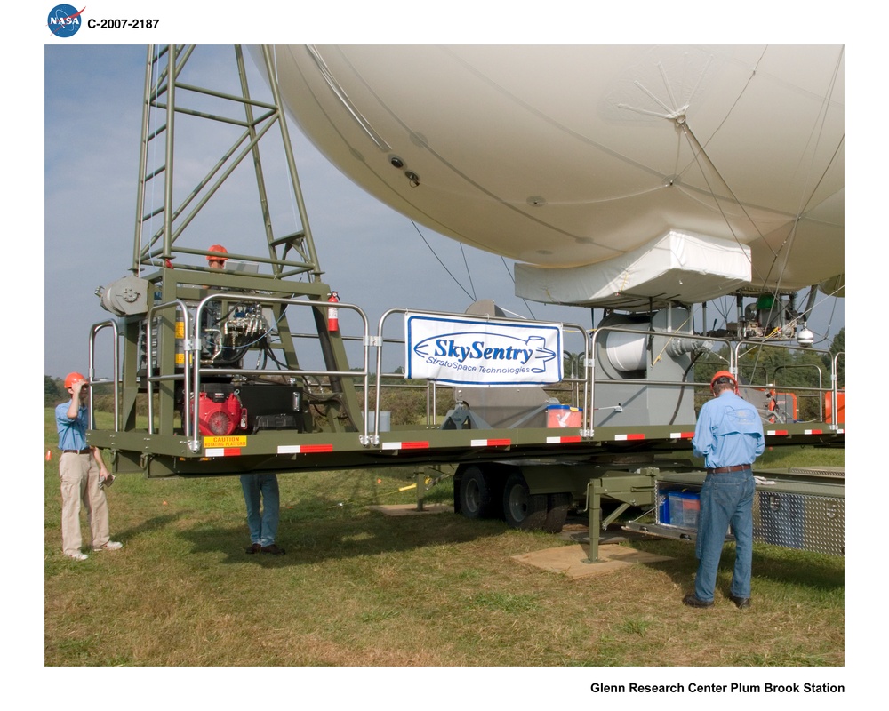 Sky Sentry / Aerostat Balloon at NASA Plum Brook Station