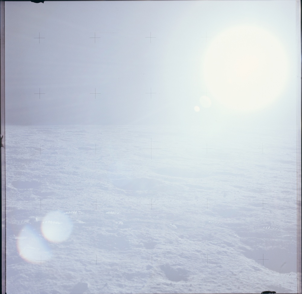Apollo 12 Mission image  - Lunar surface near lunar module
