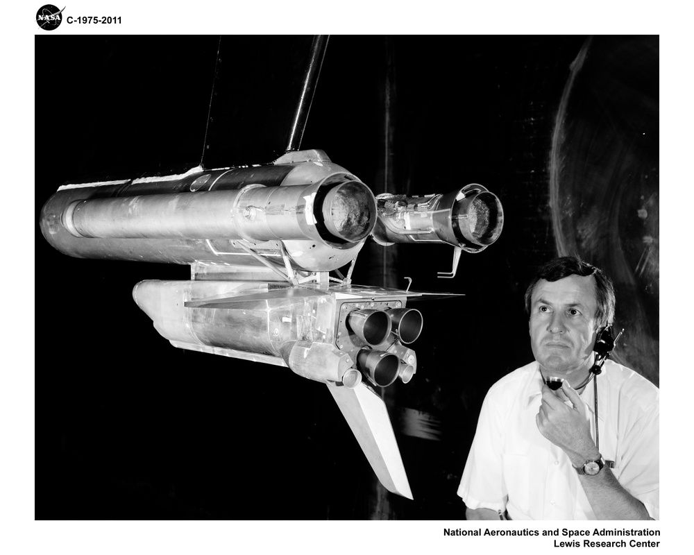 TEST FACILITY AND 8 CM CENTIMETER ION THRUSTER