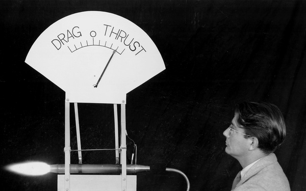 NACA MODEL OF RAM JET WITH ABE SILVERSTEIN