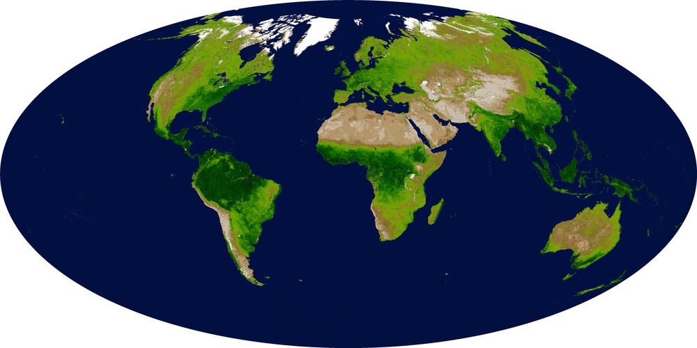 Global Enhanced Vegetation Index : Image of the Day