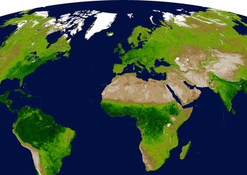 Global Enhanced Vegetation Index : Image of the Day
