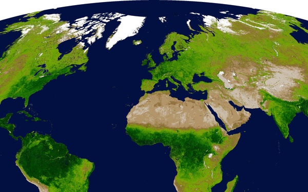 Global Enhanced Vegetation Index : Image of the Day