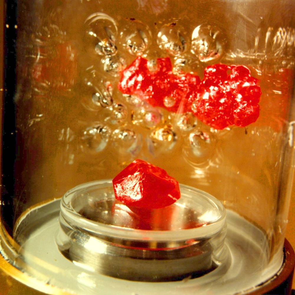 Vapor Crystal Growth System (VCGS) Furnace with Crystal Installed