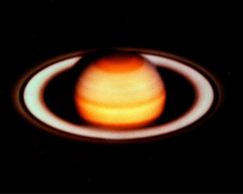 HQ TRANSPARENCIES OF VOYAGER I &amp; II SATURN &amp; JUPITER