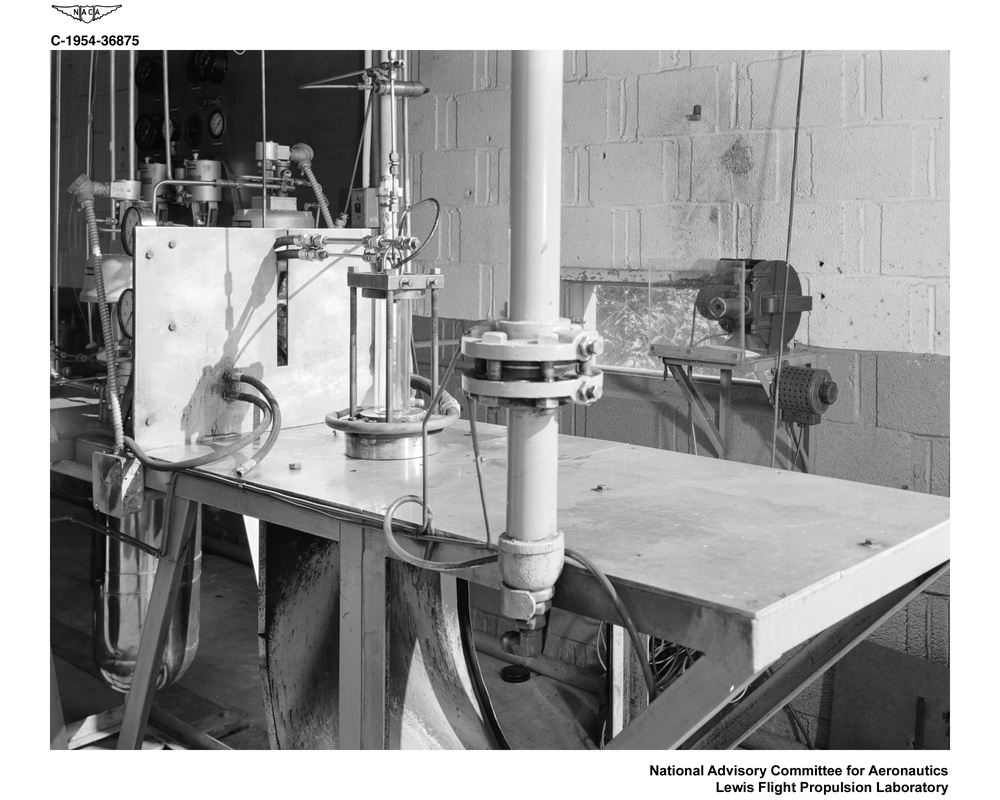 EXPLODED VIEW OF TRANSPARENT INJECTOR STUDY ROCKET