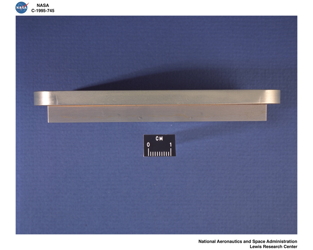 ANODIZED ALUMINUM SAMPLE FROM SOLAR ARRAY MODULE PLASMA INTERACTION EXPERIMENT