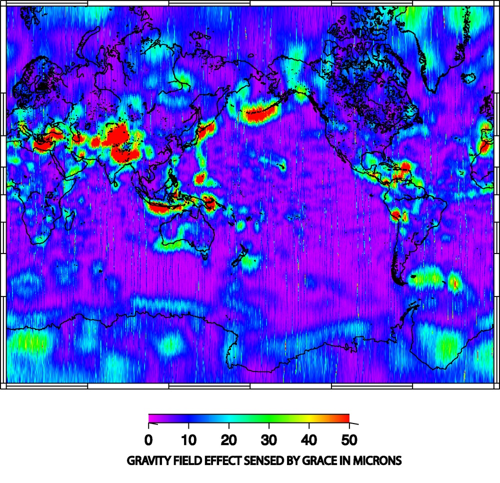 Studying Earth's Gravity Field: Image of the Day