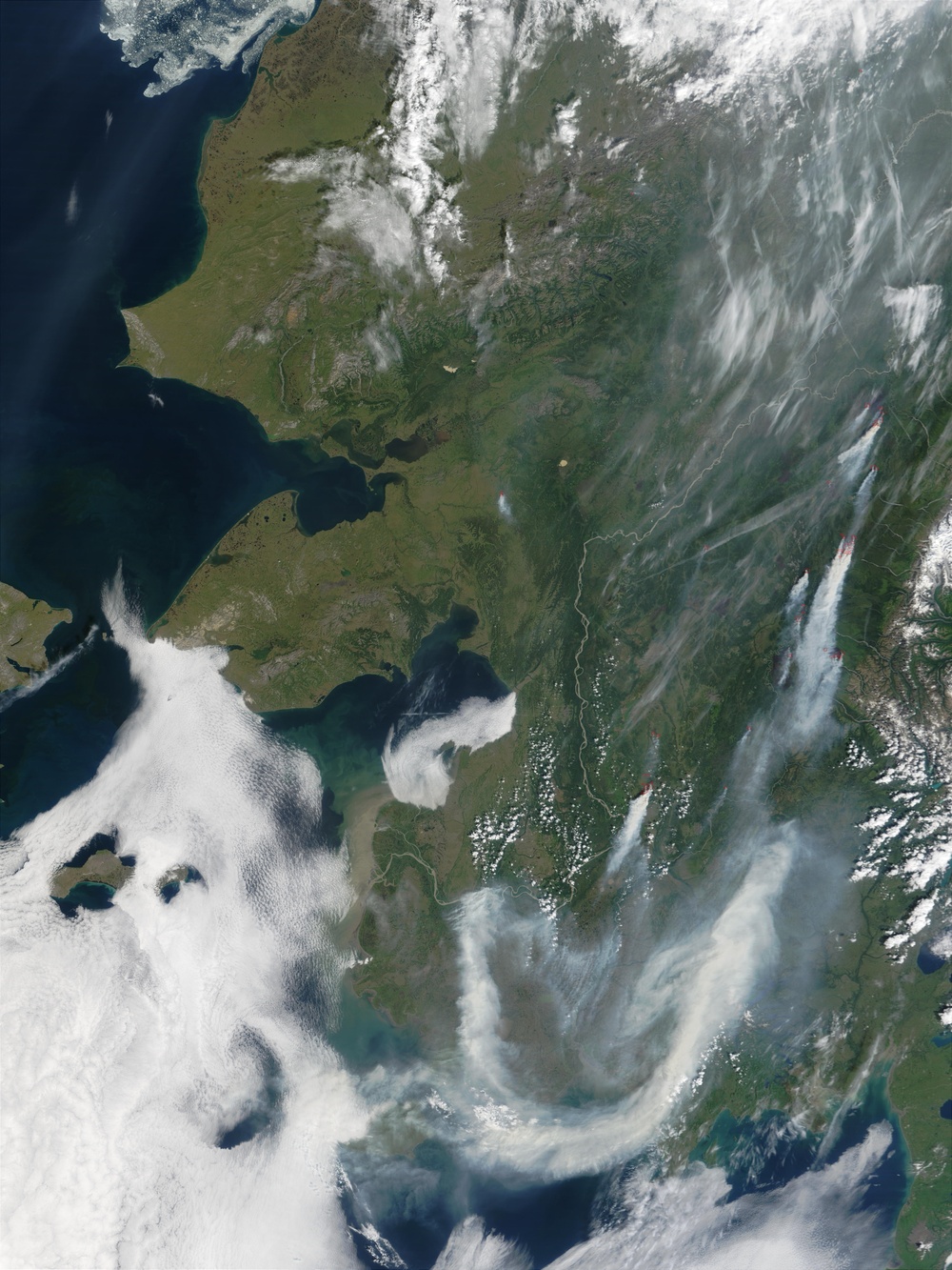 Fires and Heavy Smoke in Alaska: Natural Hazards