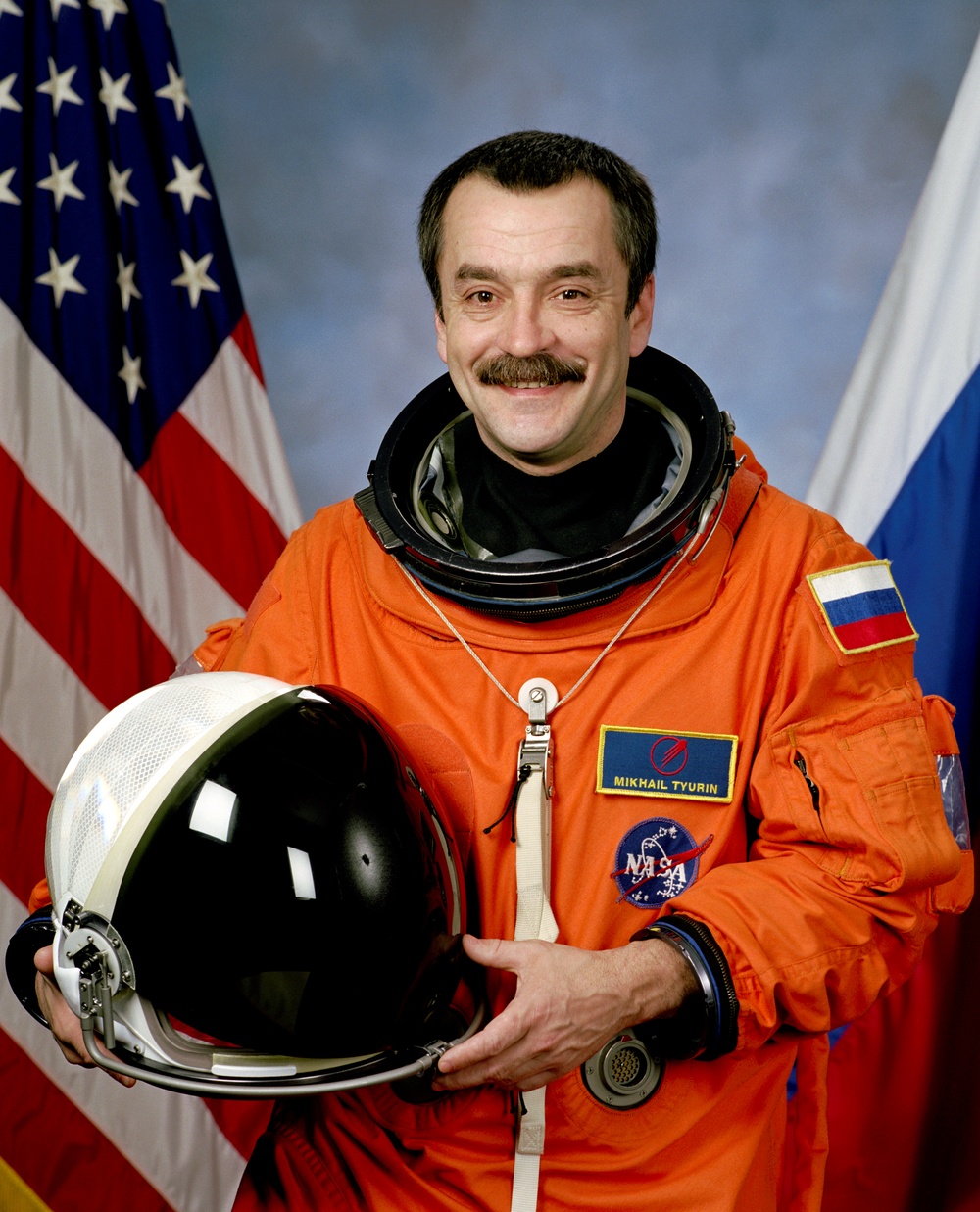 Official Portrait of Cosmonaut Mikhail Turin