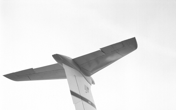 C-5A AIRPLANE AT BOMBER PLANT CLEVELAND OHIO