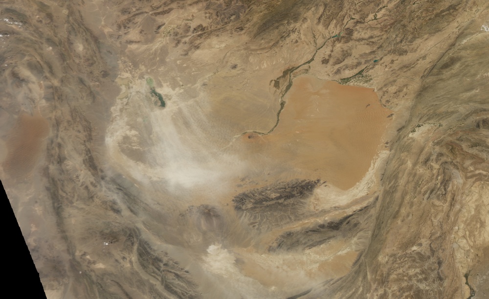 Dust over the Hamoun Wetlands: Natural Hazards